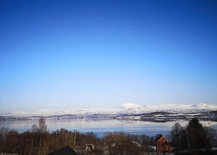דירה Modern Fjord View Apt Near City טרומסה